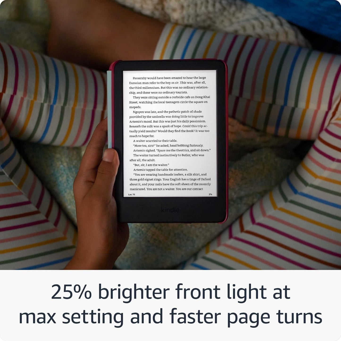 Amazon Kindle Kids 16GB (newest model) - If it breaks, we will replace it, includes ad-free books and cover, with glare-free display, faster page turns - Ocean Explorer