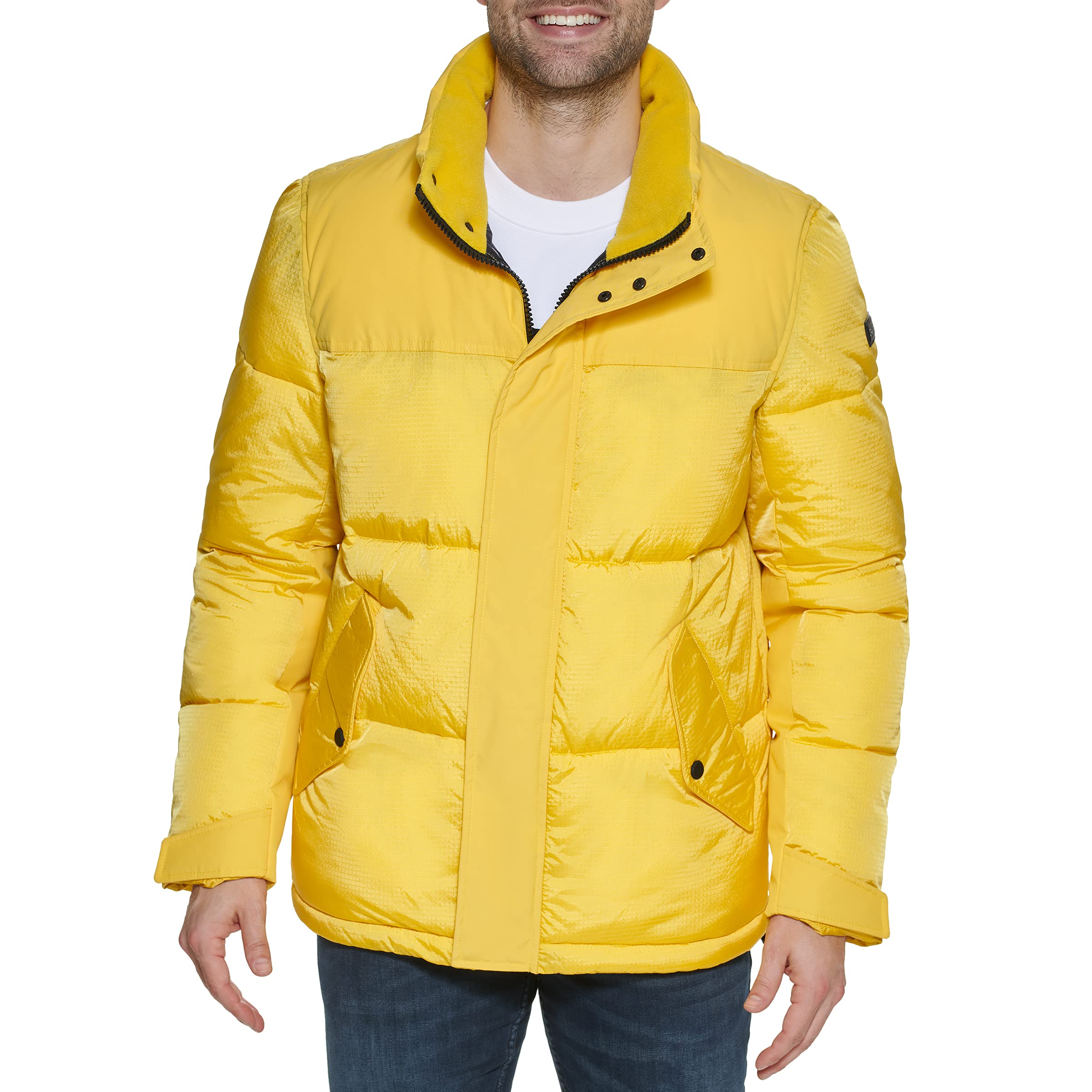Calvin Klein Men's Snap Front Puffer Jacket