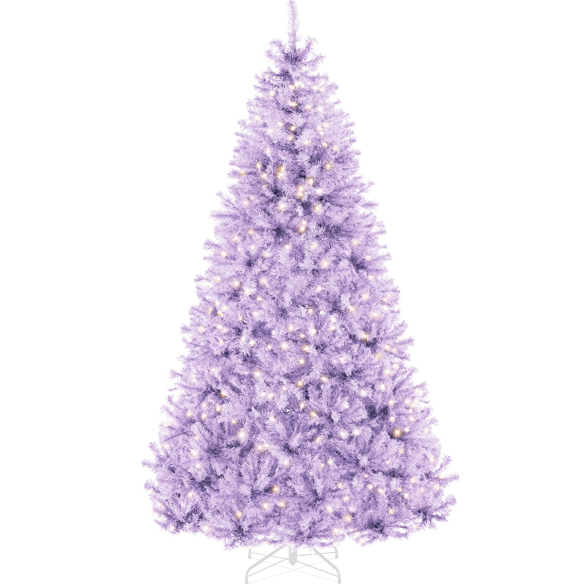 Best Choice Products 6ft Pre-Lit Baby Blue Christmas Tree, Full Artificial Holiday Decoration w/ 947 Branch Tips, 250 Lights, Foldable Base