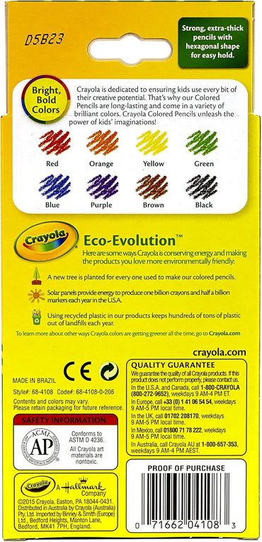 Crayola Write Start Colored Pencils
