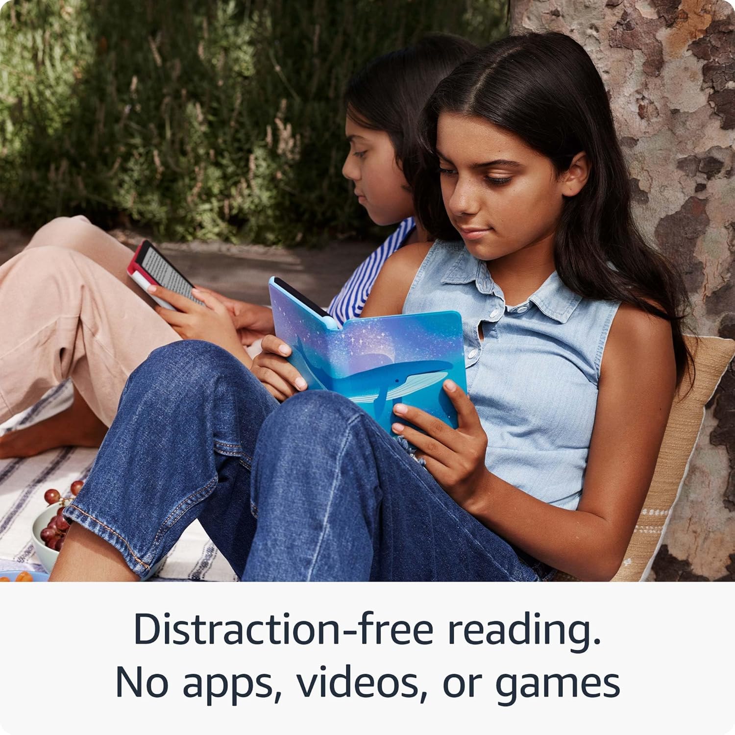 Amazon Kindle Kids 16GB (newest model) - If it breaks, we will replace it, includes ad-free books and cover, with glare-free display, faster page turns - Ocean Explorer