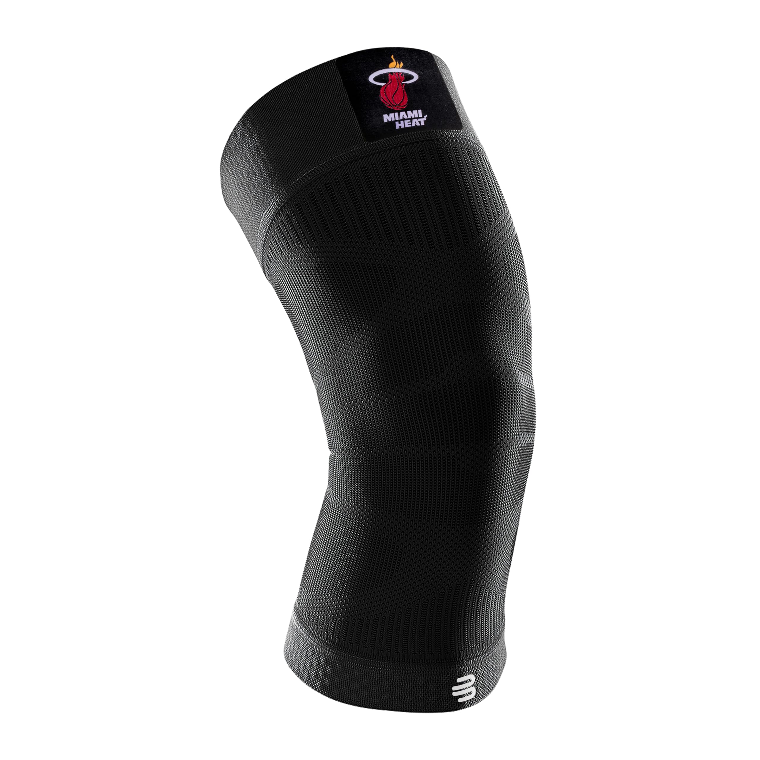 Bauerfeind Sports Compression Knee Support NBA Los Angeles Lakers - Lightweight Design with Gripping Zones for Basketball Knee Pain Relief & Performance (Lakers, S)