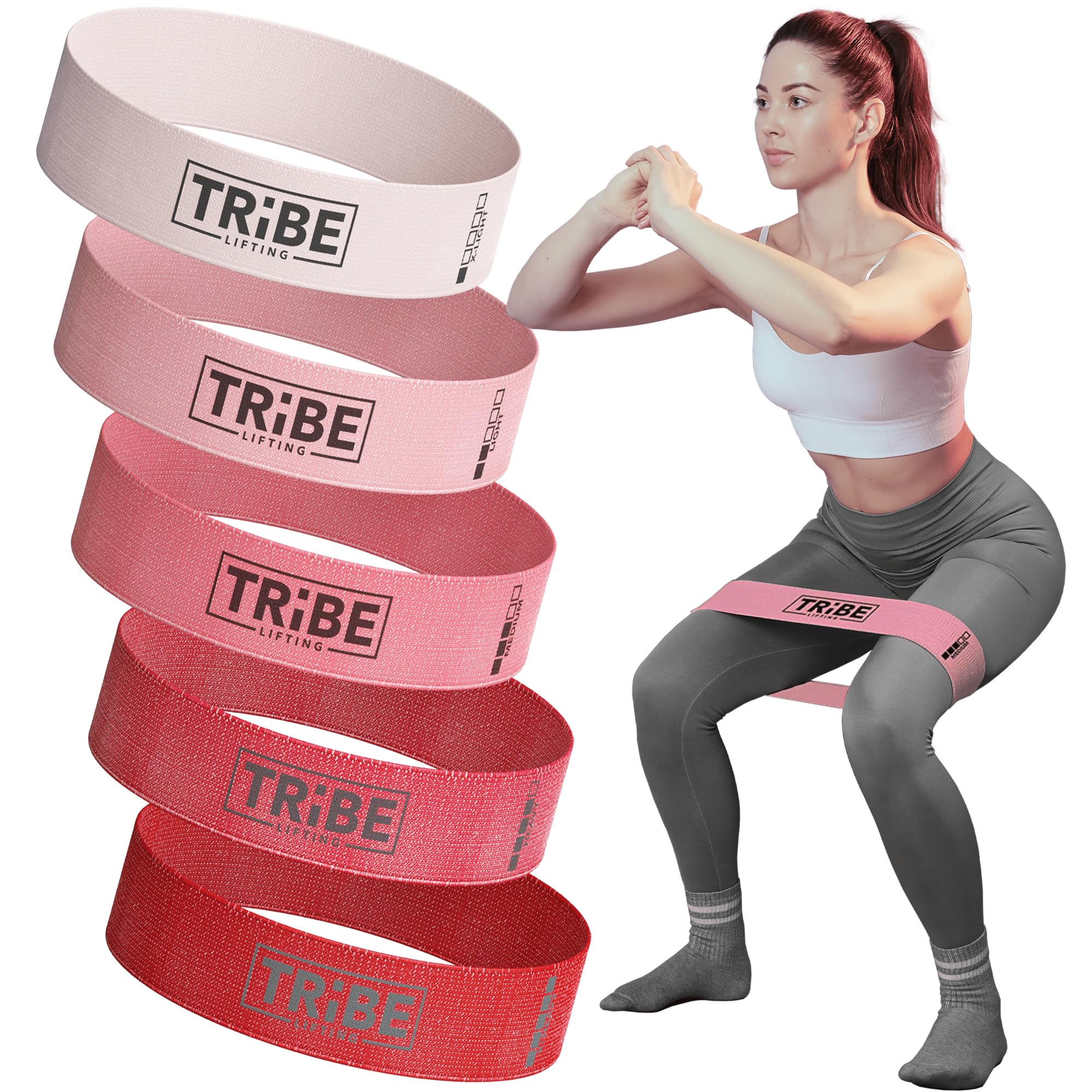Fabric Resistance Bands for Working Out - Booty Bands for Women and Men - Exercise Bands Resistance Bands Set - Workout Bands Resistance Bands for Legs - Fitness Bands