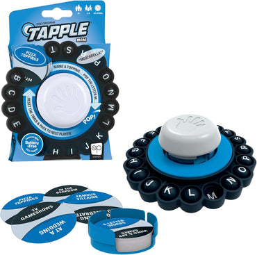 The Original Tapple Mini, Travel Sized Word Game for Family & Kids, Choose a Category & Race Against Time, Portable Pop Wheel With 36 Cards, Fun Educational Toy & Game for Ages 8+, Quick Play Anywhere