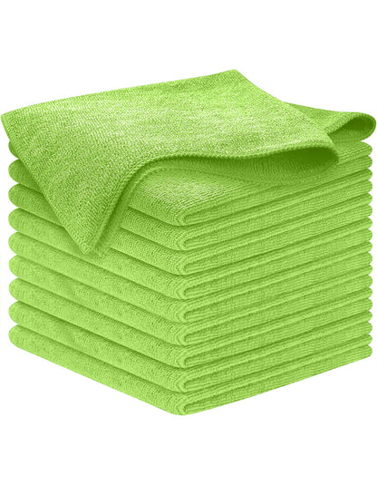 USANOOKS Microfiber Cleaning Cloth Grey - 12 Pcs (12.5"x12.5") - High Performance - 1200 Washes, Ultra Absorbent Microfiber Towel Weave Grime & Liquid for Streak-Free Mirror Shine - Car Washing Cloth