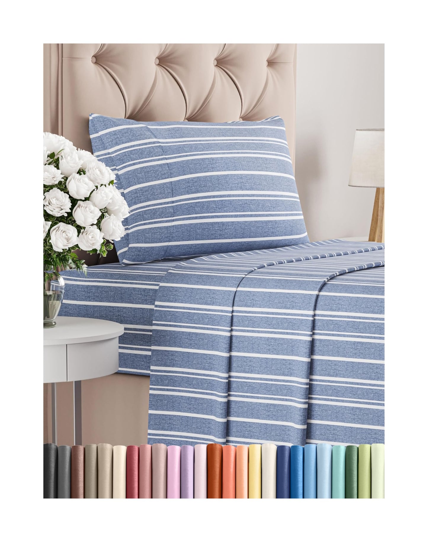 Queen Size 4 Piece Sheet Set - Comfy Breathable & Cooling Bed Sheets Set - Hotel Luxury Bedding for Women, Men, Kids, Teens, Boys & Girls - Deep Pockets, Ultra-Soft, Wrinkle Free - Oeko-Tex - Black