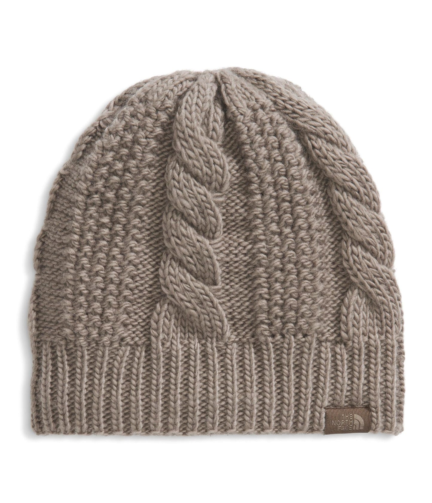 THE NORTH FACE Women's Oh Mega Beanie | Deep Fit, Cuffed Winter Hat with Soft Cable Knit Texture & Fleece Lining