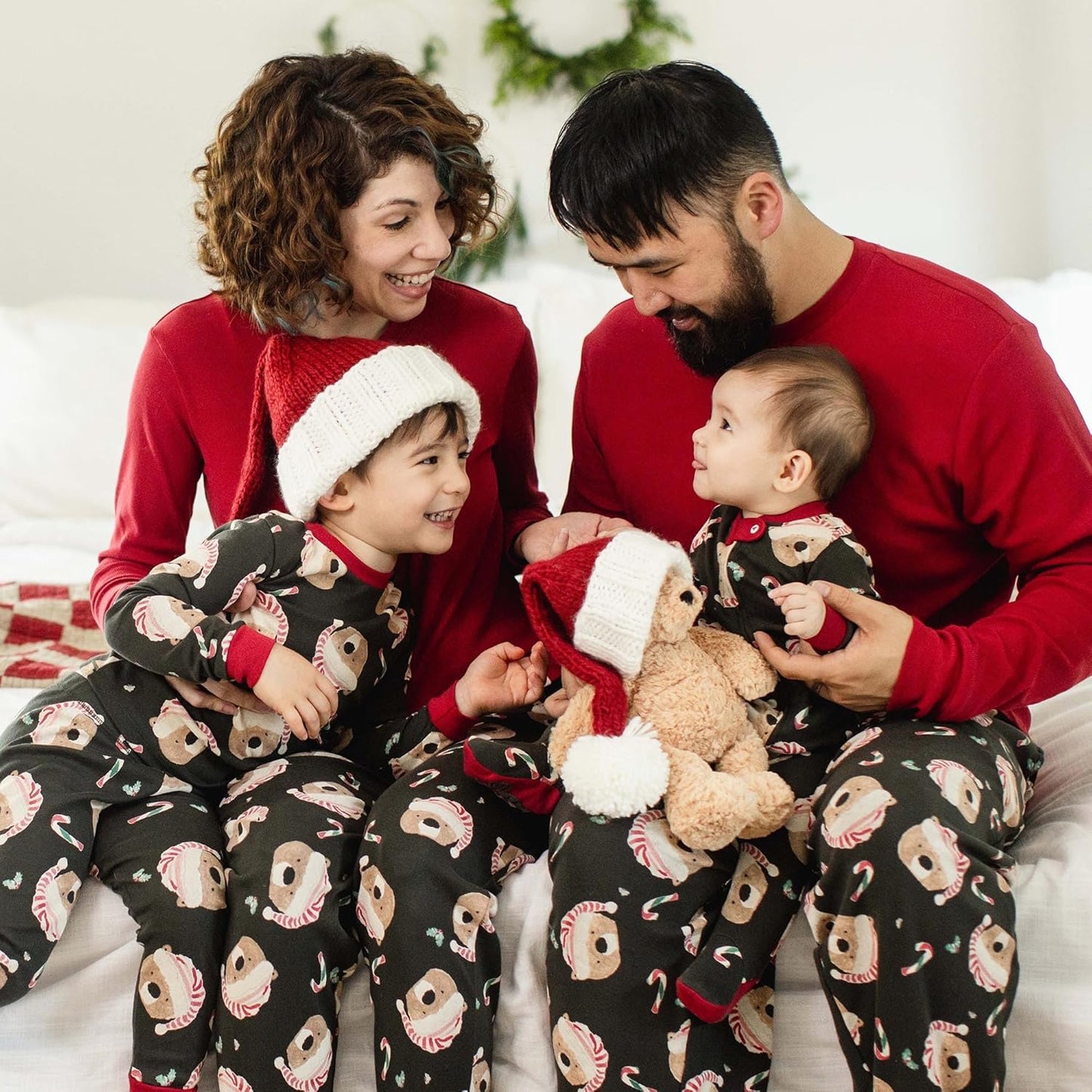 Burt's Bees Baby and Family Matching Holiday Organic Cotton Pajamas