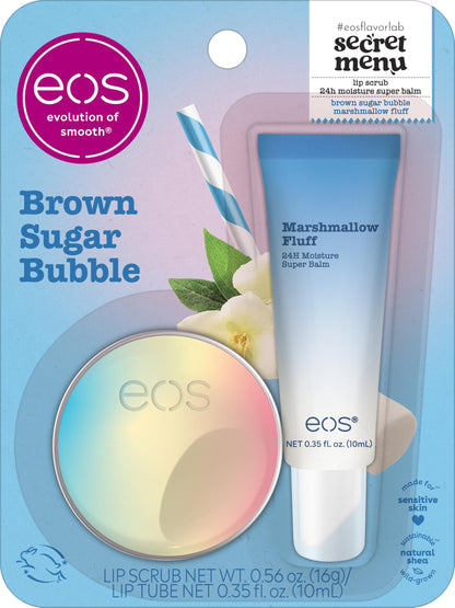 eos 24H Moisture Super Balm - Marshmallow Fluff, Lip mask, Moisturizing, Lip Treatment, Limited-Edition, 0.35 fl oz