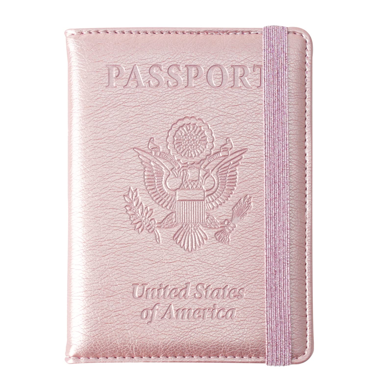 Eoehro Passport Holder for Travel Essentials, Passport Wallet Cover Case for Travel Must Haves Accessories,Passport Book Holders for Women and Men(brown)
