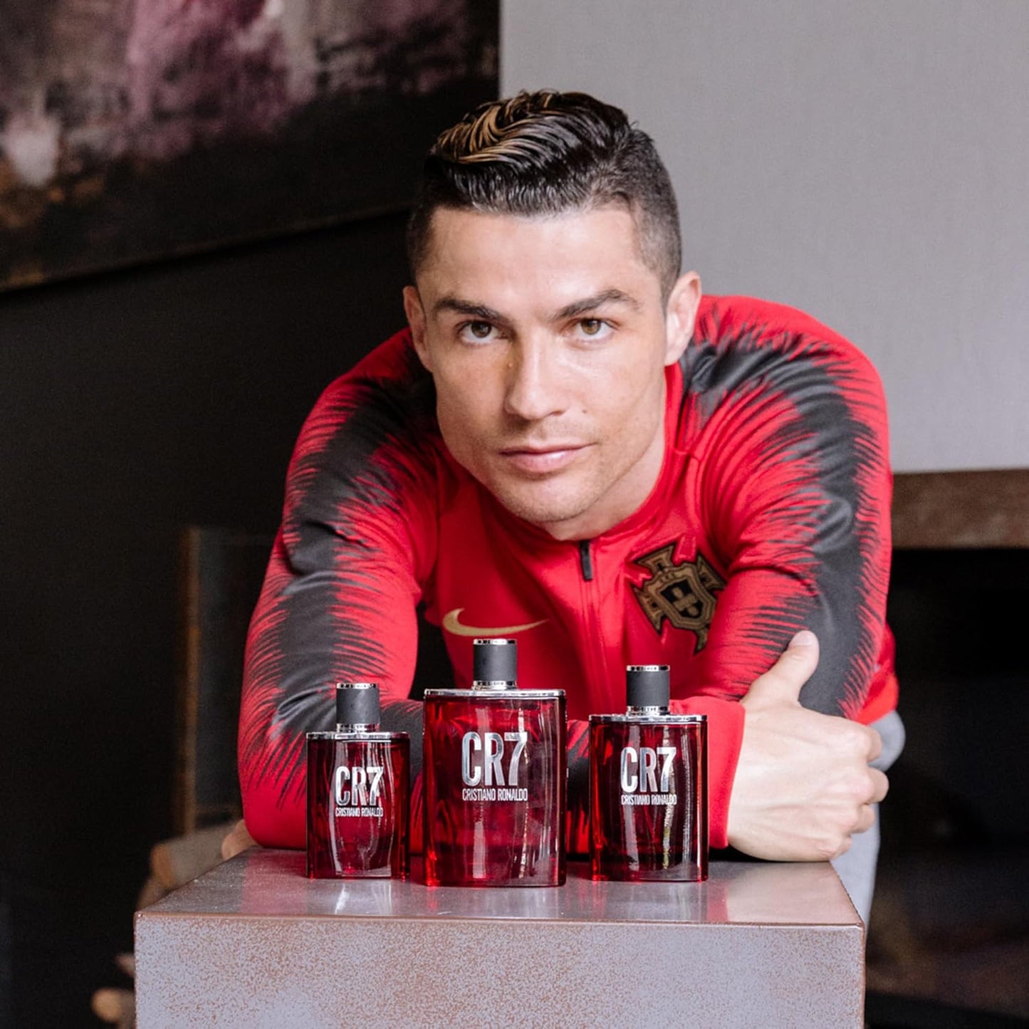 CRISTIANO RONALDO CR7 Eau De Toilette Cologne Scent for Men - Woody, Musky Men's Scent with Lavender, Cardamom, Tobacco, and Cedar - 1.7 oz