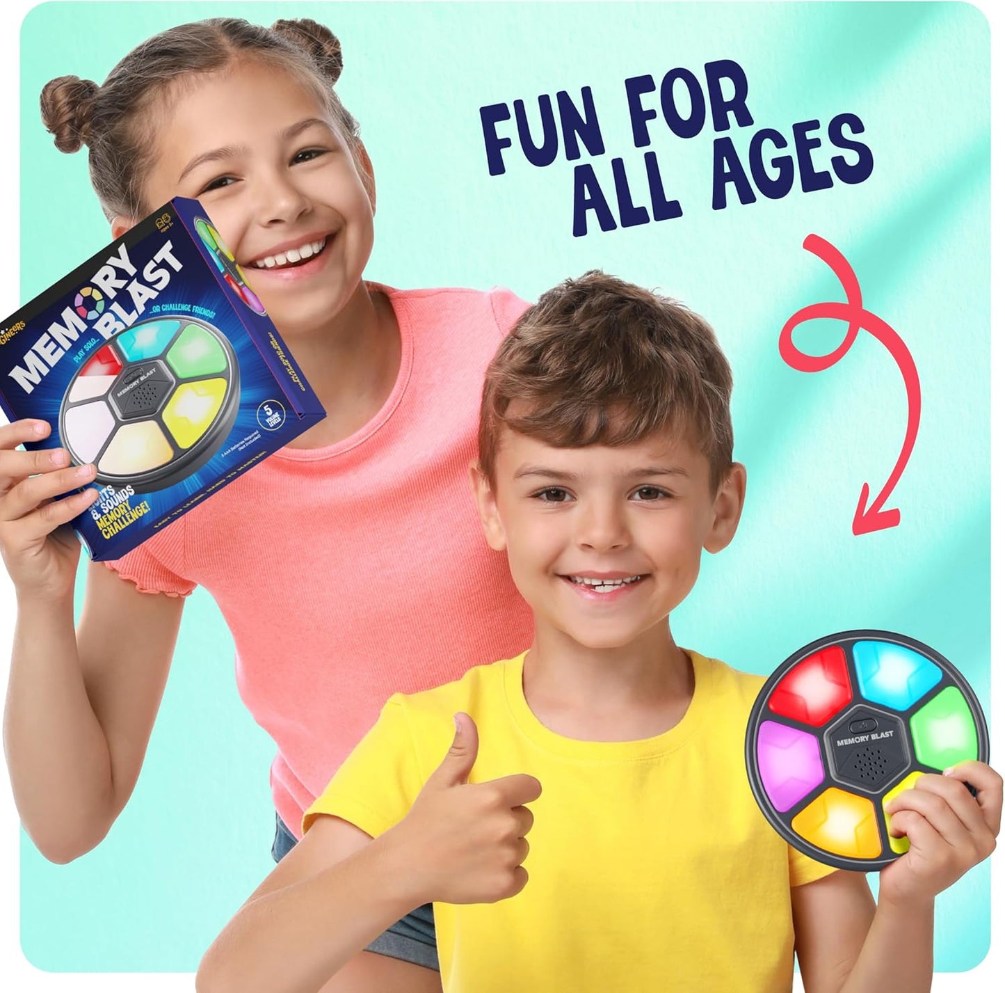 Memory Game for Kids for Boys & Girls - 6 7 8 9 10 11 Year Old Boy Birthday Gifts - Toys for 10 Year Old Boy - Car Handheld Travel Kids Games Road Trip for Ages 4-8, 6-8, 8-12 Years