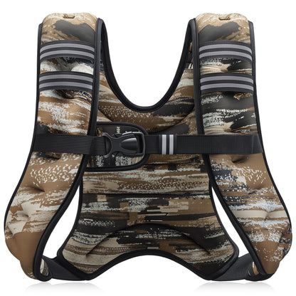 ZELUS Weighted Vest, 6lb/8lb/12lb/16lb/20lb/25lb/30lb Weight Vest with Reflective Stripe for Workout, Strength Training, Running, Fitness, Muscle Building, Weight Loss, Weightlifting