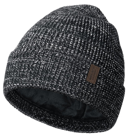 Wmcaps Winter Beanie for Men Women, Fleece Lined Beanie Soft Warm Knit Hat Ski Stocking Cuffed Cap