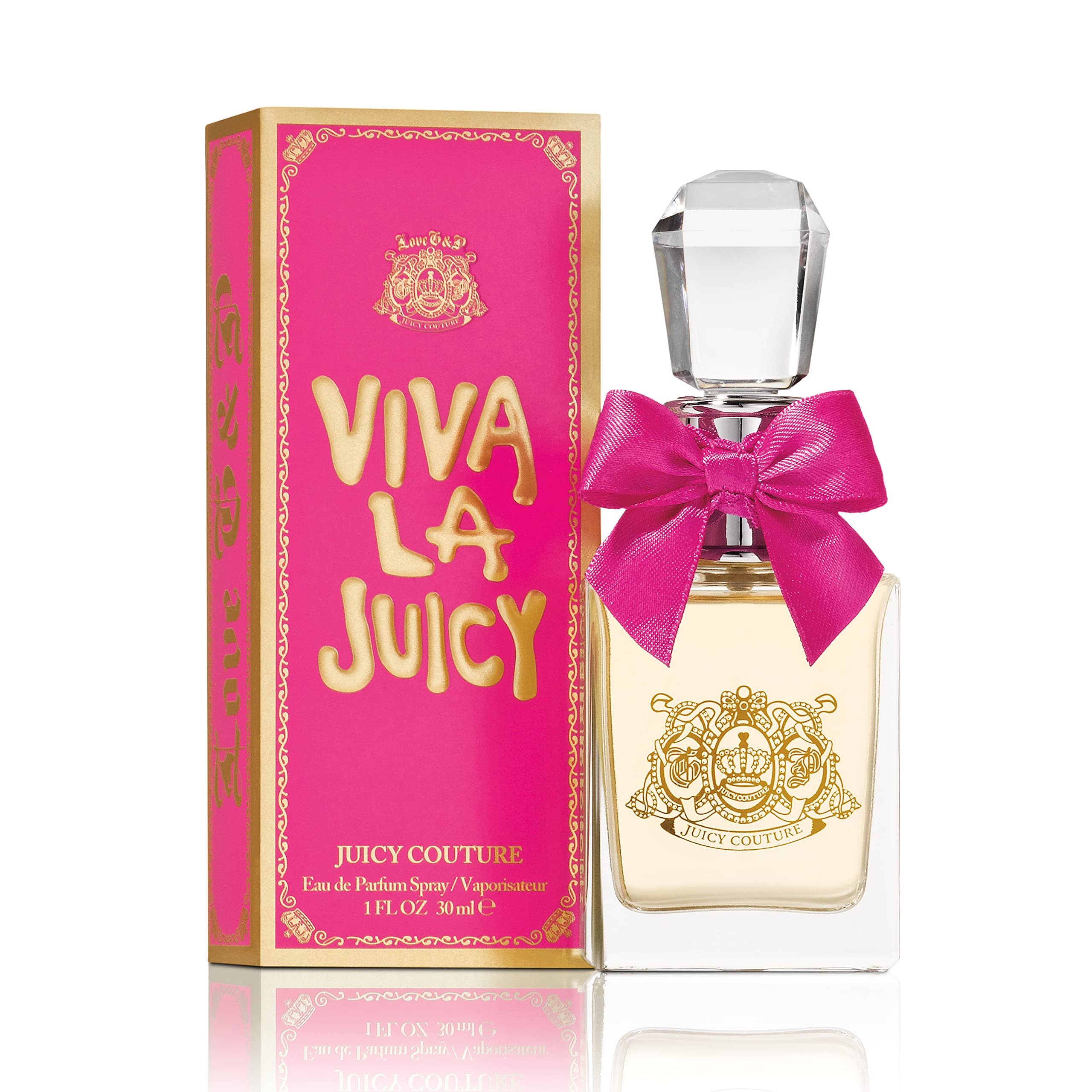Juicy Couture Viva La Juicy Eau De Parfum, Women's Perfume with Notes of Mandarin, Gardenia & Caramel, Floral & Sweet, EDP Spray, 3.4 fl oz