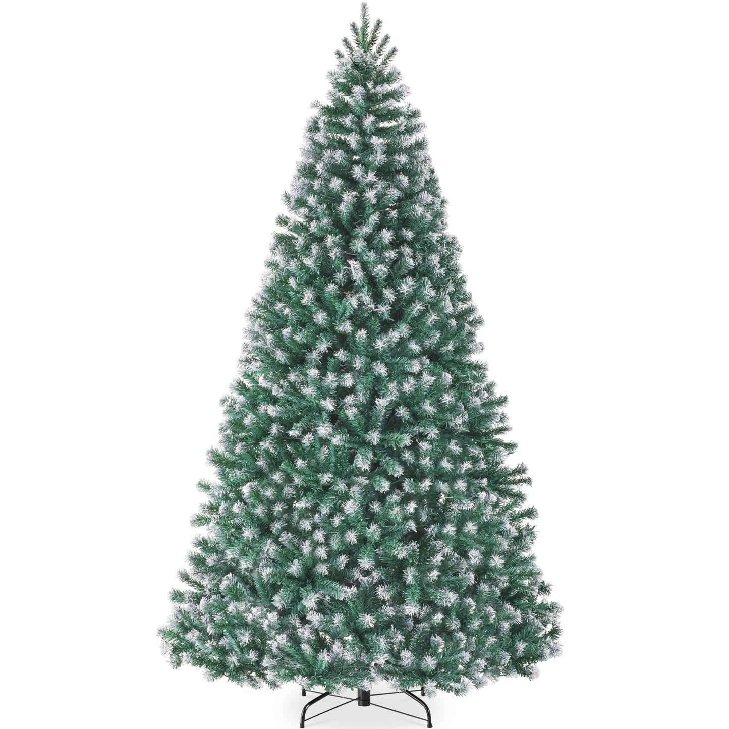 Best Choice Products Artificial Christmas Tree, 7.5ft Premium Unlit Realistic Spruce Holiday Décor w/Dense Branches, Easy Assembly, Metal Base