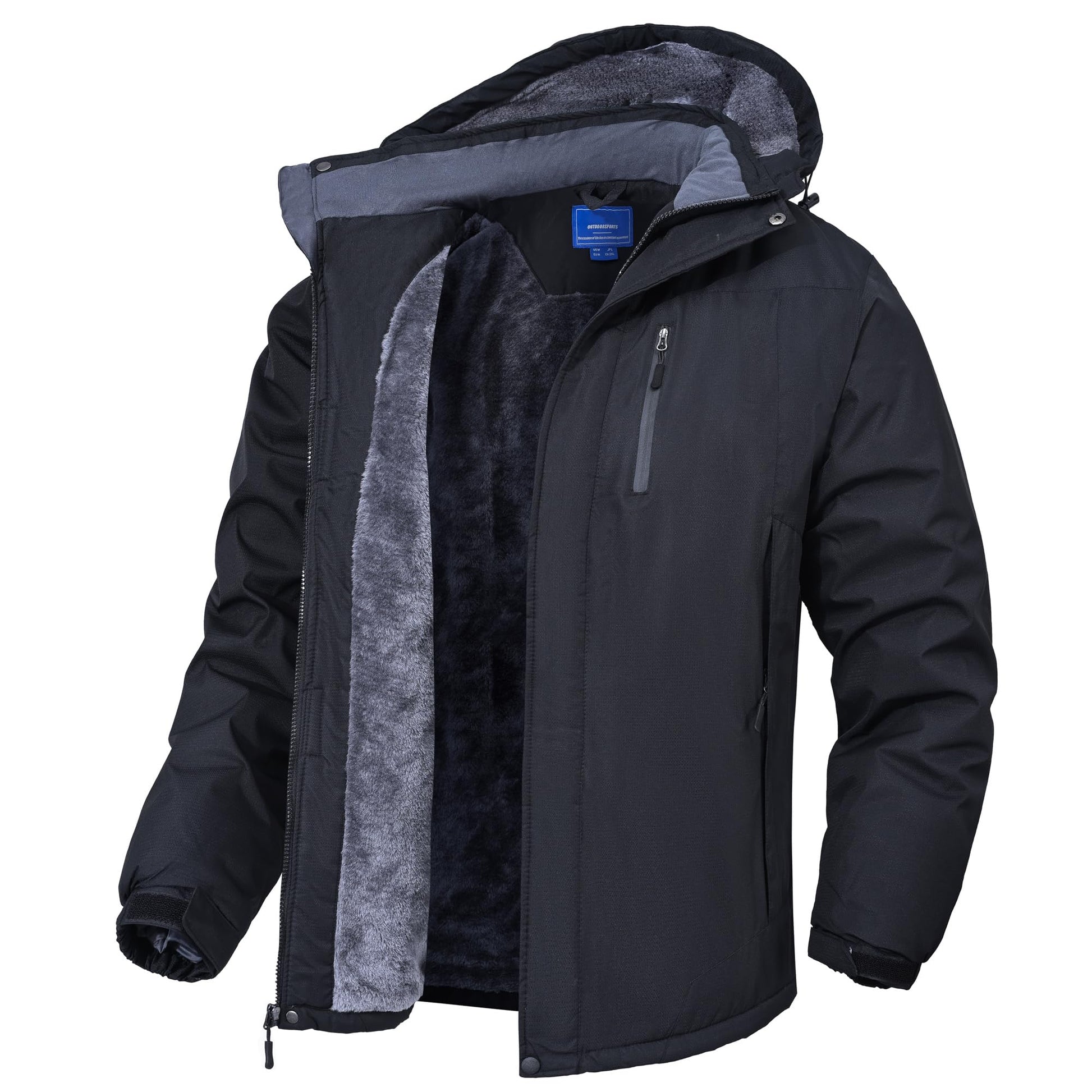 Rapoo Men's Winter Ski Snow Jacket Mountain Waterproof Windproof Rain Jacket
