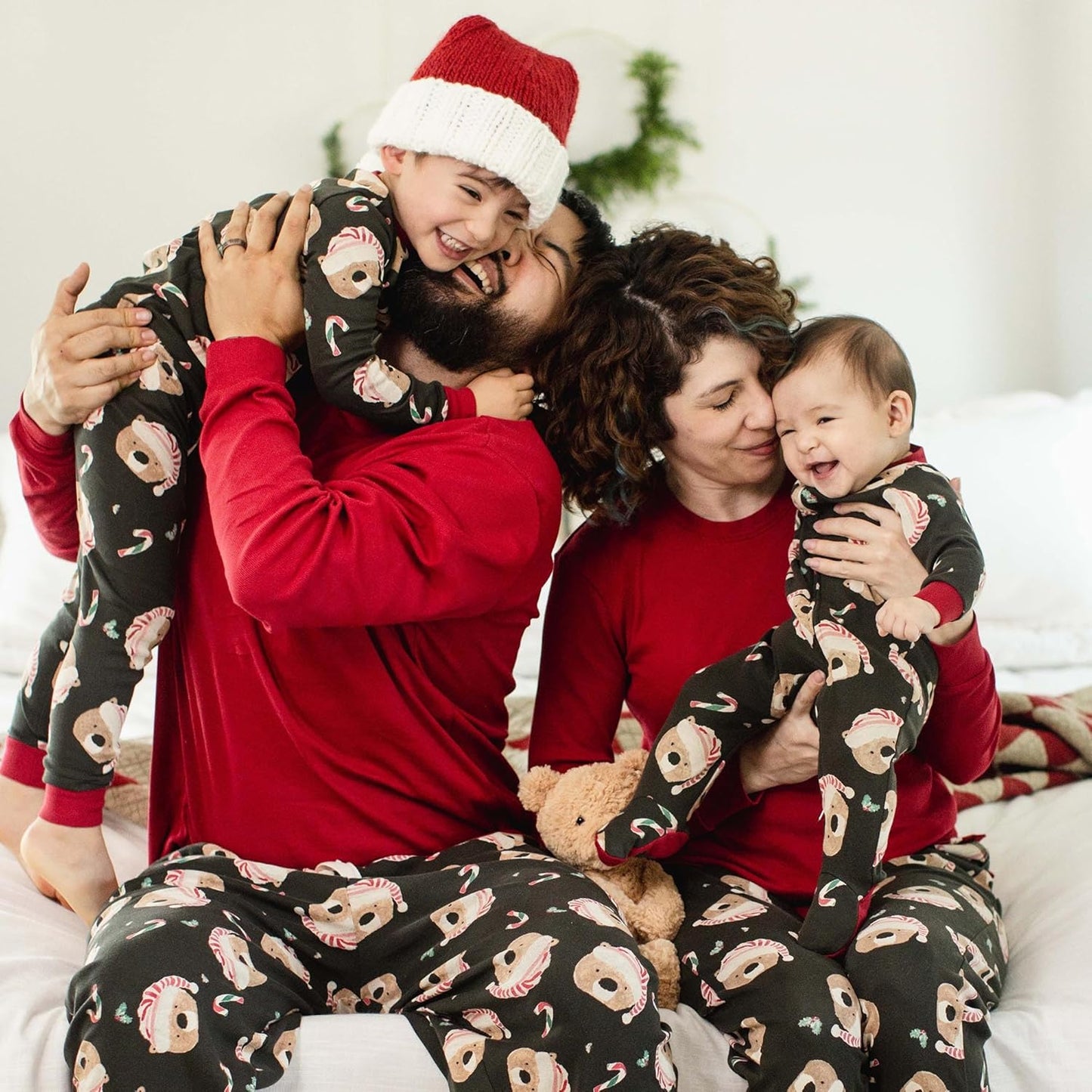 Burt's Bees Baby and Family Matching Holiday Organic Cotton Pajamas