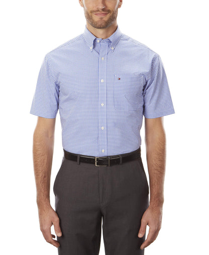 Tommy Hilfiger Men's Short Sleeve Button-Down Shirt - Amazon Exclusive