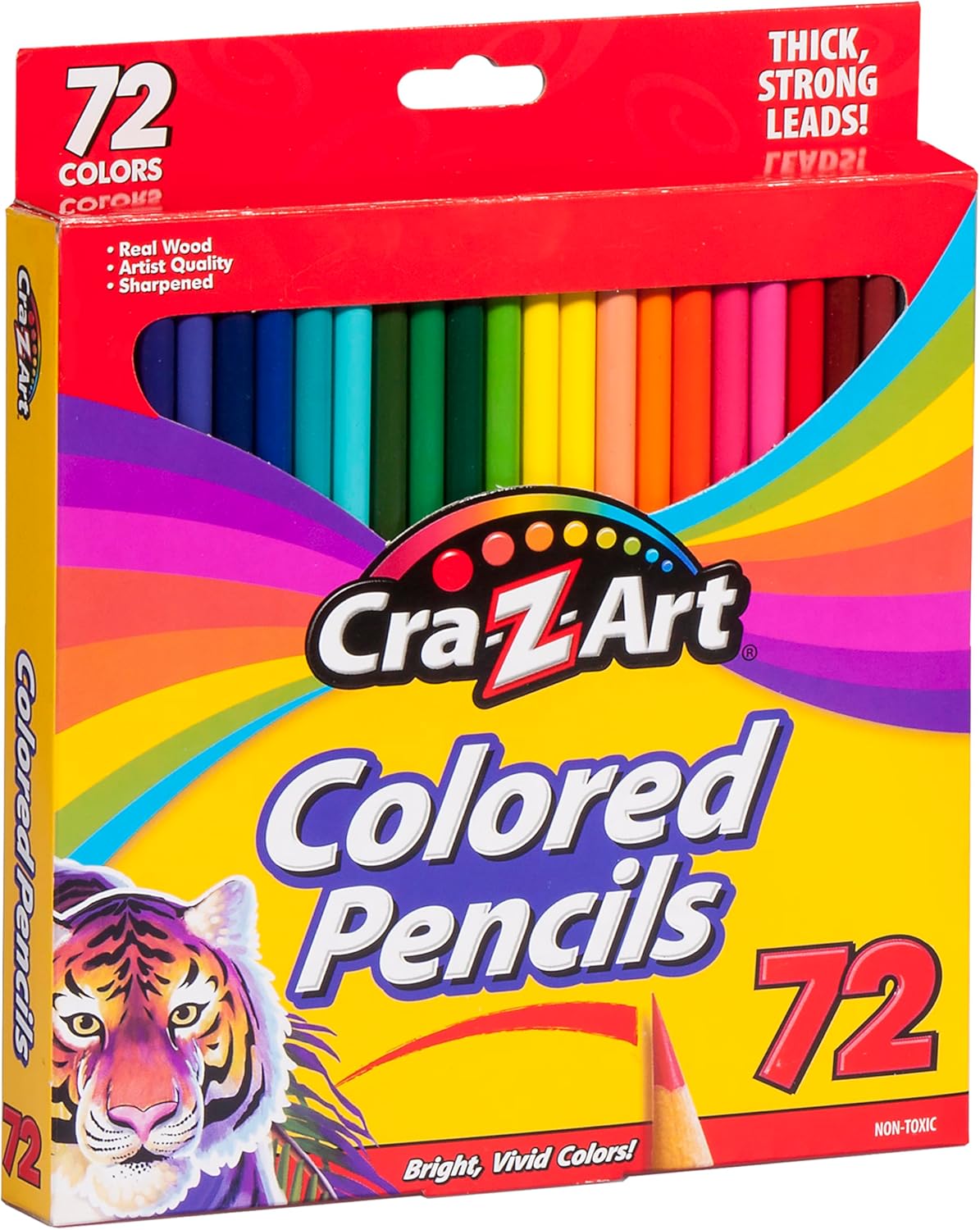 Cra-Z-Art Colored Pencils, 72 Count, Back to School Supplies, Arts & Crafts, Gift for Kids