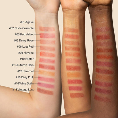 Melixir Vegan Lip Butter #02 Nude Crumble(Tinted) (+11 more colors), Bee Free, Petrolatum Free, Deep Nourishing Plant-Based Vegan Chapstick, Lip Balm for Dry, Cracked and Chapped Lips