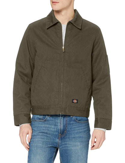 Dickies Men's Insulated Eisenhower Front-Zip Jacket