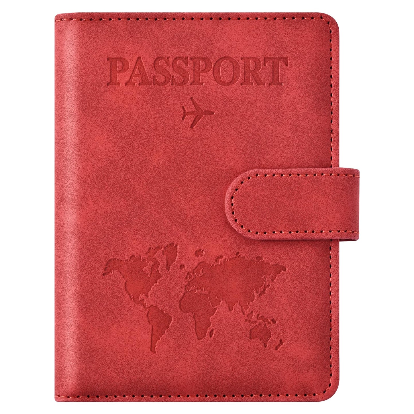 Eoehro Passport Holder for Travel Essentials, Passport Wallet Cover Case for Travel Must Haves Accessories,Passport Book Holders for Women and Men(brown)