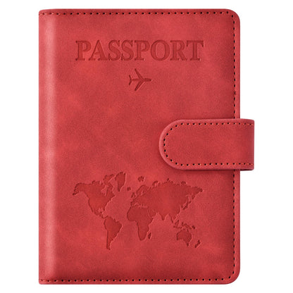 Eoehro Passport Holder for Travel Essentials, Passport Wallet Cover Case for Travel Must Haves Accessories,Passport Book Holders for Women and Men(brown)