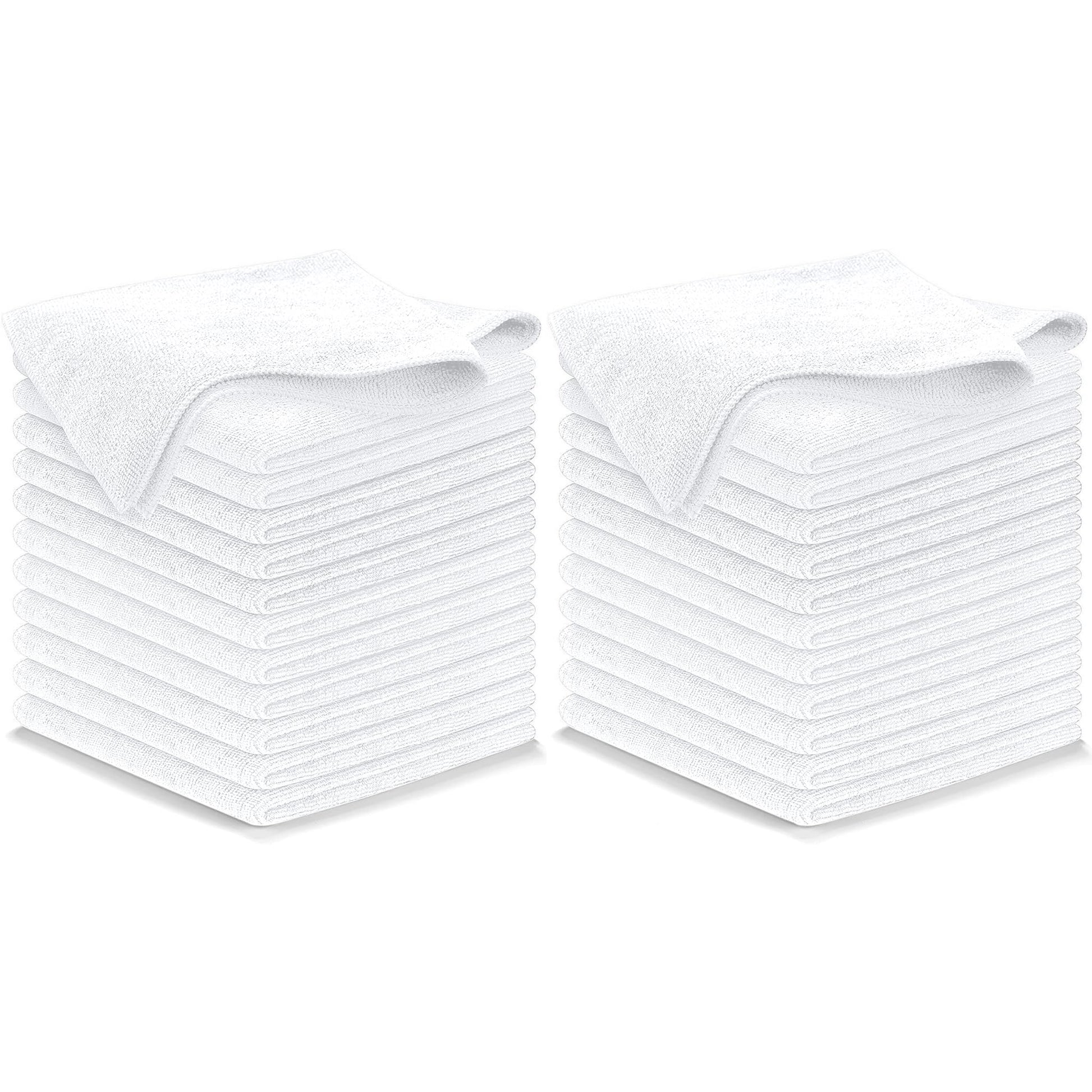 USANOOKS Microfiber Cleaning Cloth Grey - 12 Pcs (12.5"x12.5") - High Performance - 1200 Washes, Ultra Absorbent Microfiber Towel Weave Grime & Liquid for Streak-Free Mirror Shine - Car Washing Cloth