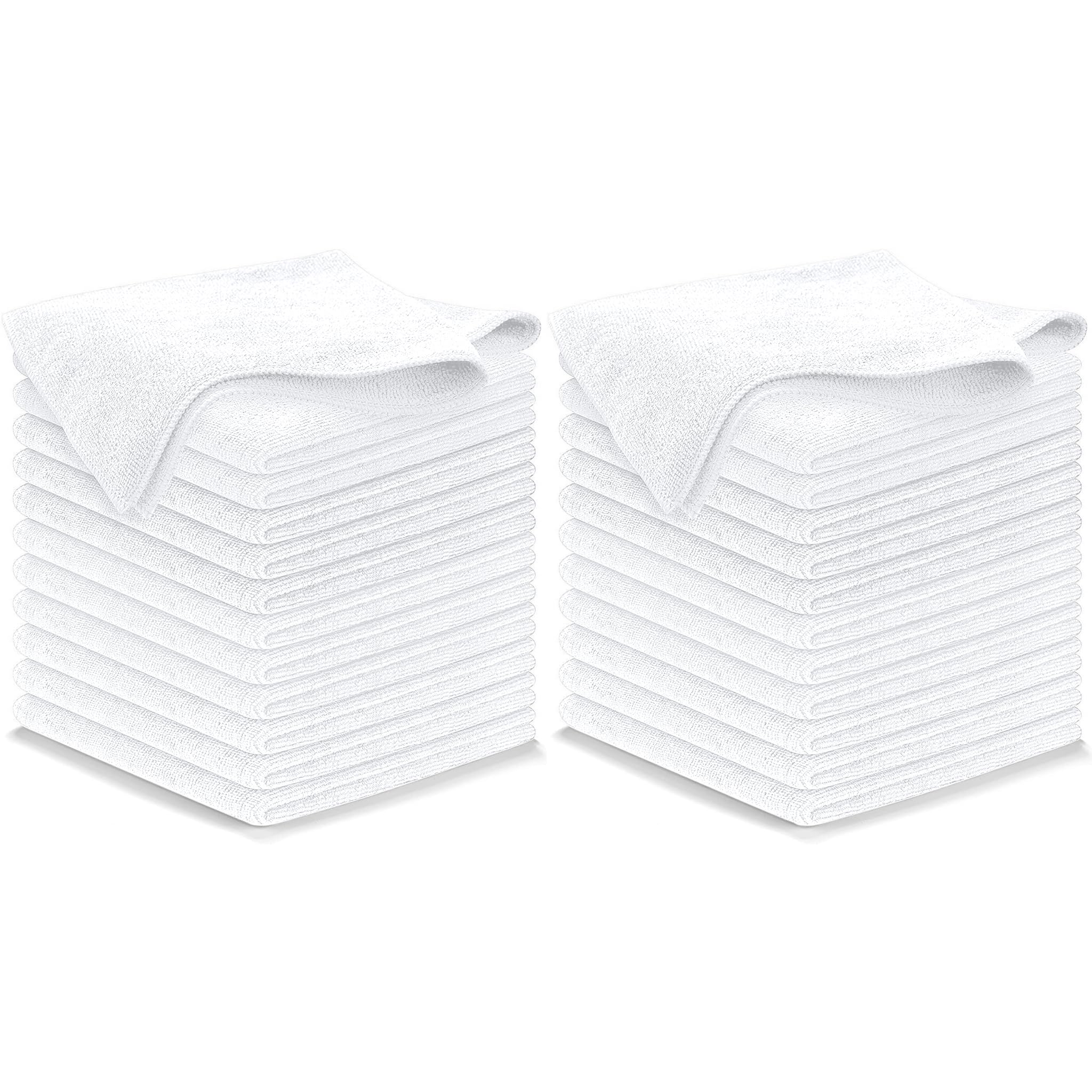USANOOKS Microfiber Cleaning Cloth Grey - 12 Pcs (12.5"x12.5") - High Performance - 1200 Washes, Ultra Absorbent Microfiber Towel Weave Grime & Liquid for Streak-Free Mirror Shine - Car Washing Cloth