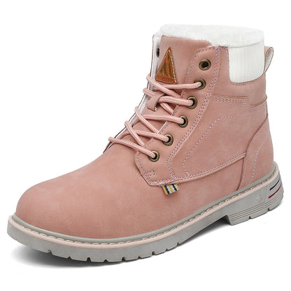 Mishansha Men's Waterproof Snow Boots, Insulated Warm Lined Winter Boot for Cold Weather, Non-Slip Outdoor Trekking Hiking Shoes Size 4-13.5