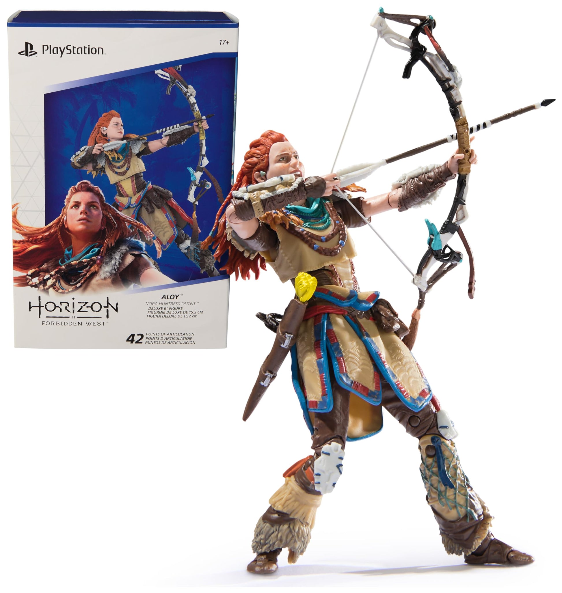 PlayStation, Horizon Forbidden West, 6” Varl Action Figure with 3 Accessories, The Shapes Collection, for PS5 Fans & Collectors Ages 17+