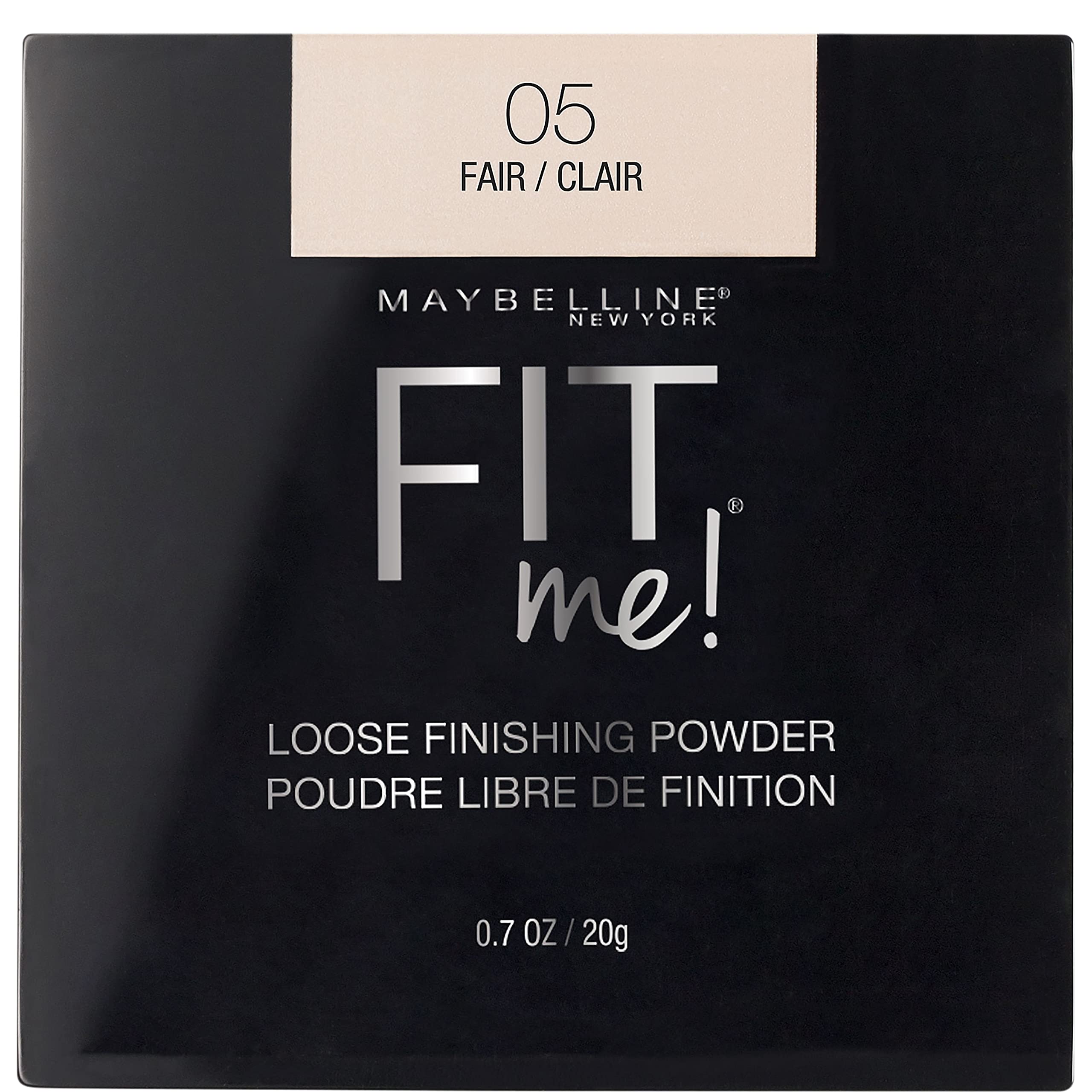 Maybelline Fit Me Loose Setting Powder, Face Powder and Finishing Makeup, Fair Light, 1 Count
