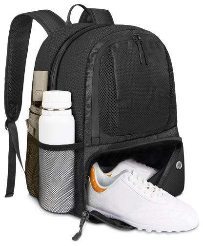 YOREPEK Soccer Backpack,Soccer Bag with Ball Holder, Water resistant Sport Equipment Bags Fit Basketball Volleyball Football