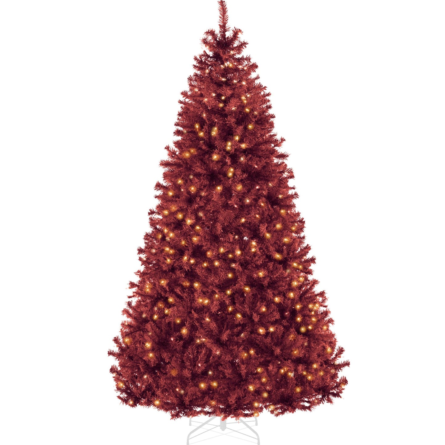 Best Choice Products 6ft Pre-Lit Baby Blue Christmas Tree, Full Artificial Holiday Decoration w/ 947 Branch Tips, 250 Lights, Foldable Base