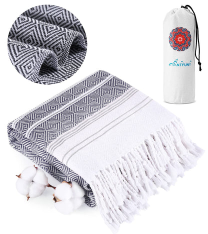 Turkish Beach Towels Vacation Essentials Quick Dry Sand Free Oversized Bath Pool Swim Towel Extra Large XL Blanket Adult Travel Cruise Accessories Must Haves Clearance Stuff Necessities
