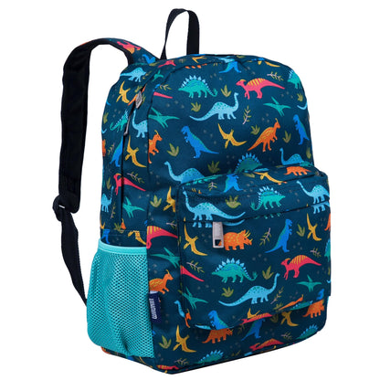 Wildkin 16-inch Kids Backpack – Durable, Padded & Spacious School Bag for Boys & Girls - Blue Stripes