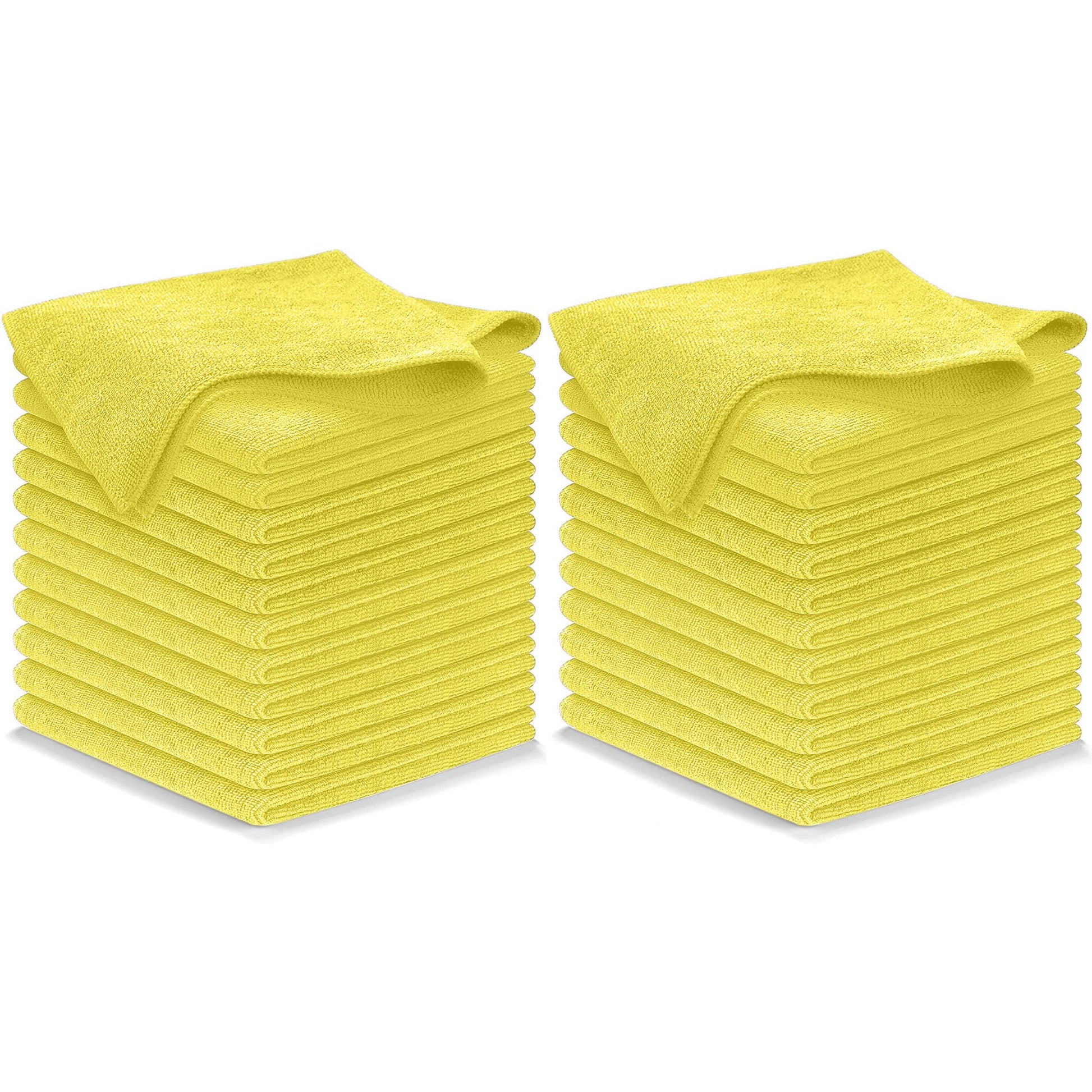 USANOOKS Microfiber Cleaning Cloth Grey - 12 Pcs (12.5"x12.5") - High Performance - 1200 Washes, Ultra Absorbent Microfiber Towel Weave Grime & Liquid for Streak-Free Mirror Shine - Car Washing Cloth