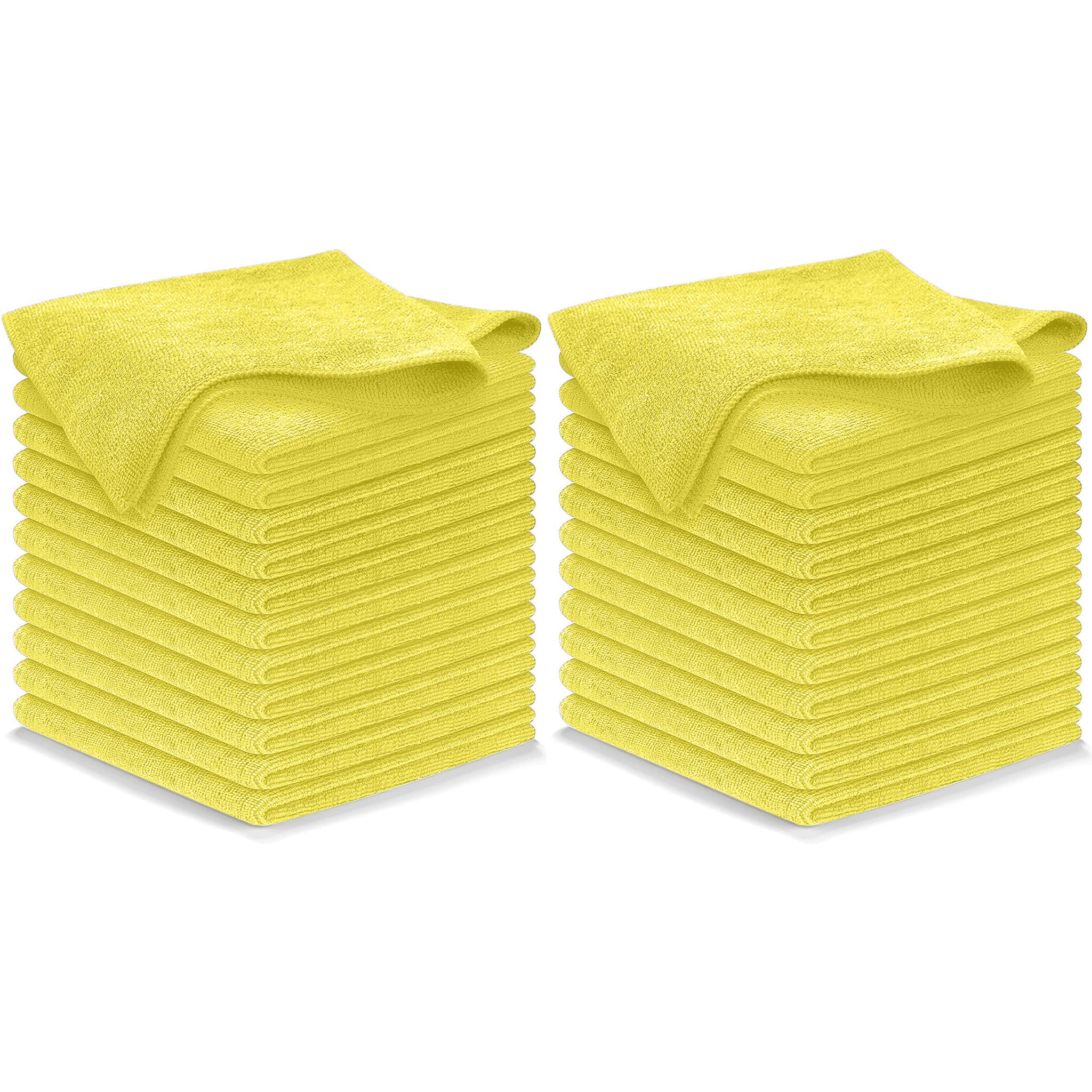 USANOOKS Microfiber Cleaning Cloth Grey - 12 Pcs (12.5"x12.5") - High Performance - 1200 Washes, Ultra Absorbent Microfiber Towel Weave Grime & Liquid for Streak-Free Mirror Shine - Car Washing Cloth