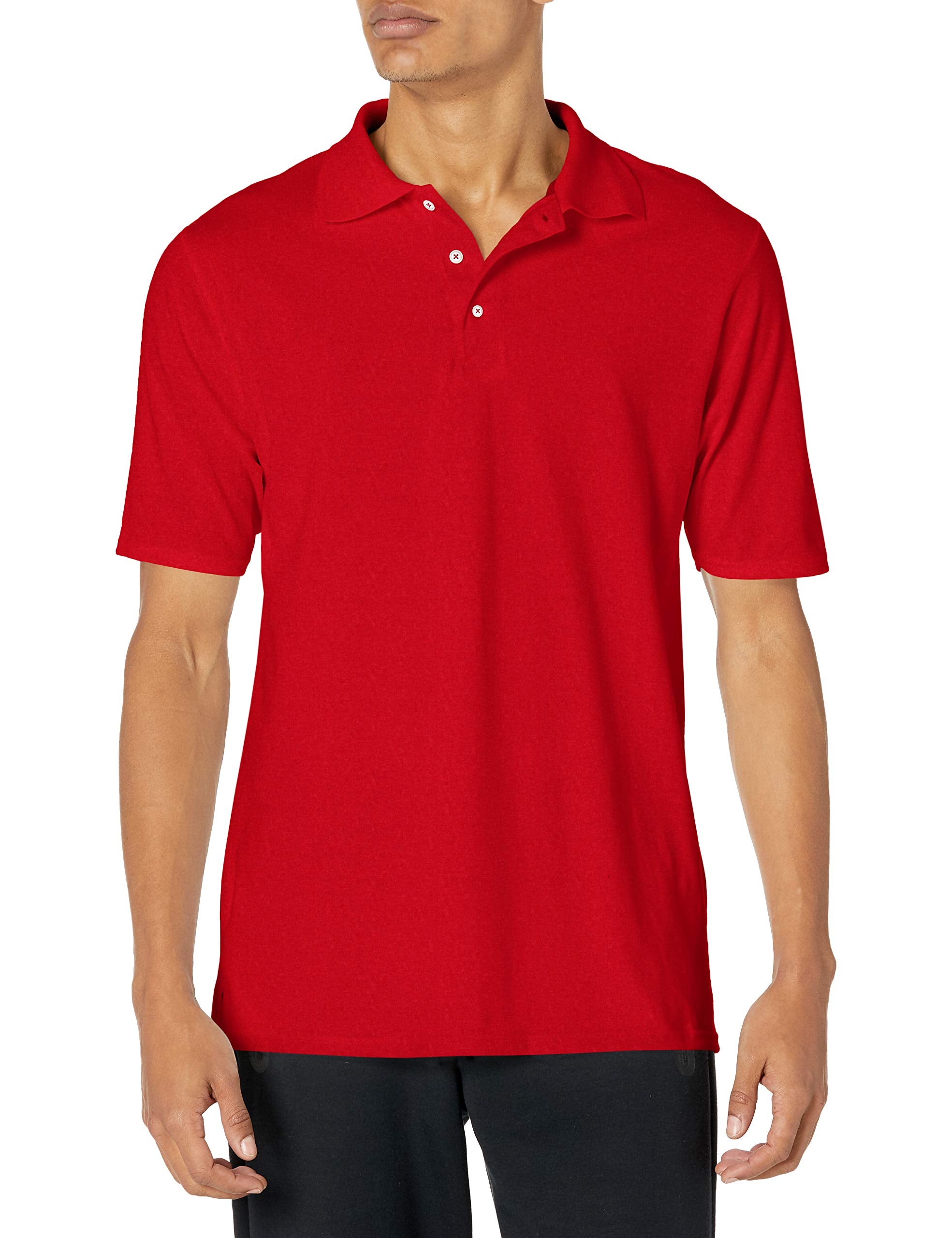Hanes Men's Short Sleeve X-Temp Performance Polo