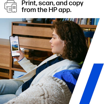 HP DeskJet 2827e Wireless All-in-One Color Inkjet Printer, Scanner, Copier, Best-for-Home, 3 Month Instant Ink Trial Included, AI-Enabled (6W7F5A)