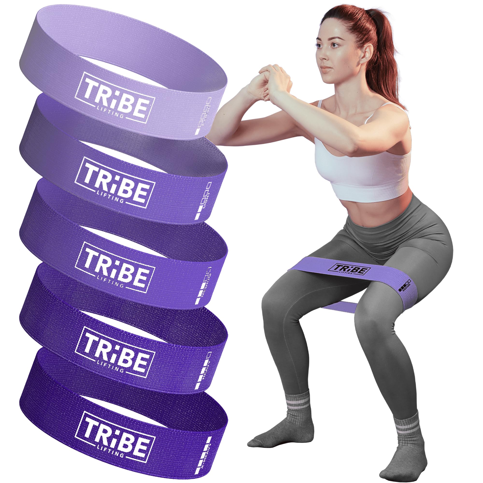 Fabric Resistance Bands for Working Out - Booty Bands for Women and Men - Exercise Bands Resistance Bands Set - Workout Bands Resistance Bands for Legs - Fitness Bands