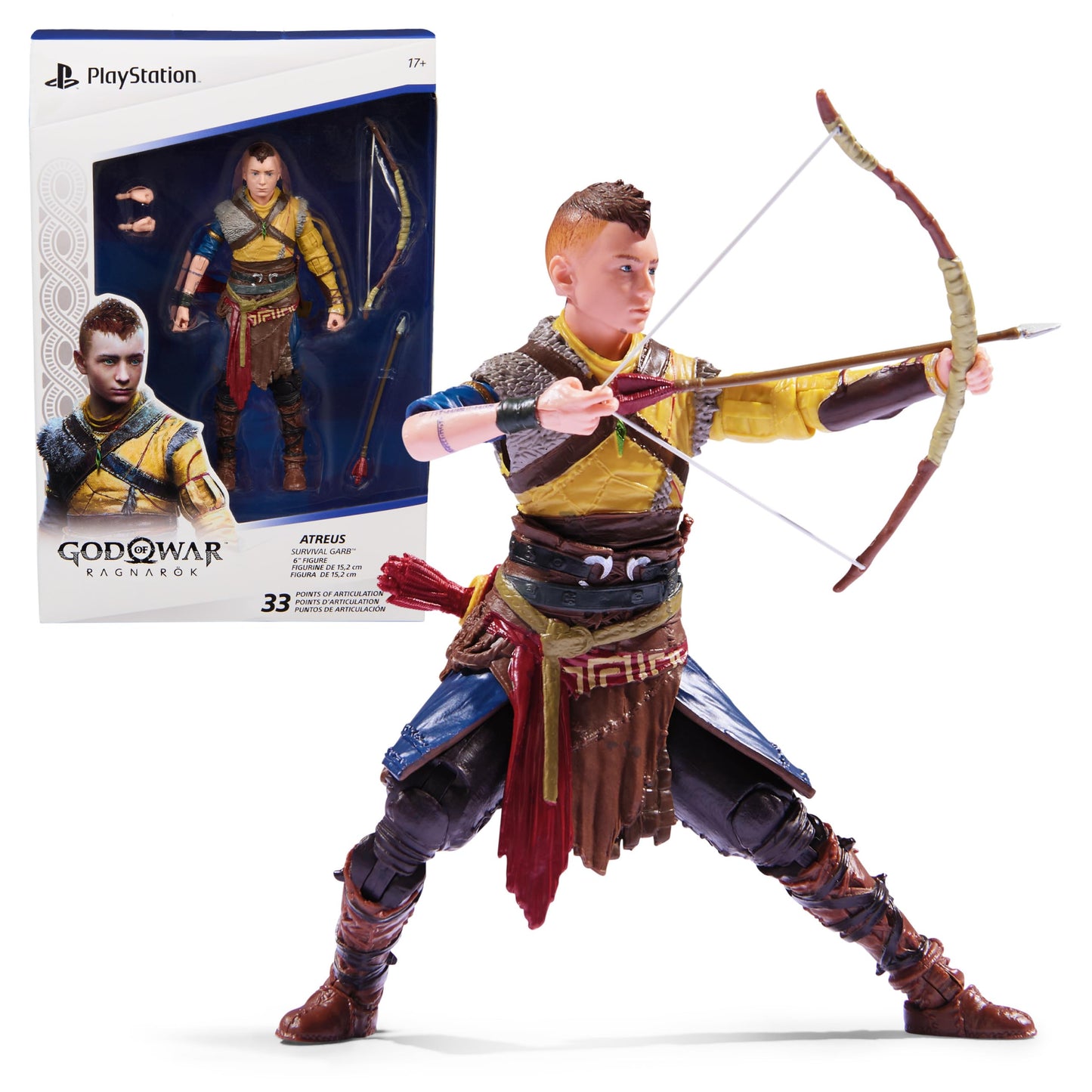 PlayStation, Horizon Forbidden West, 6” Varl Action Figure with 3 Accessories, The Shapes Collection, for PS5 Fans & Collectors Ages 17+
