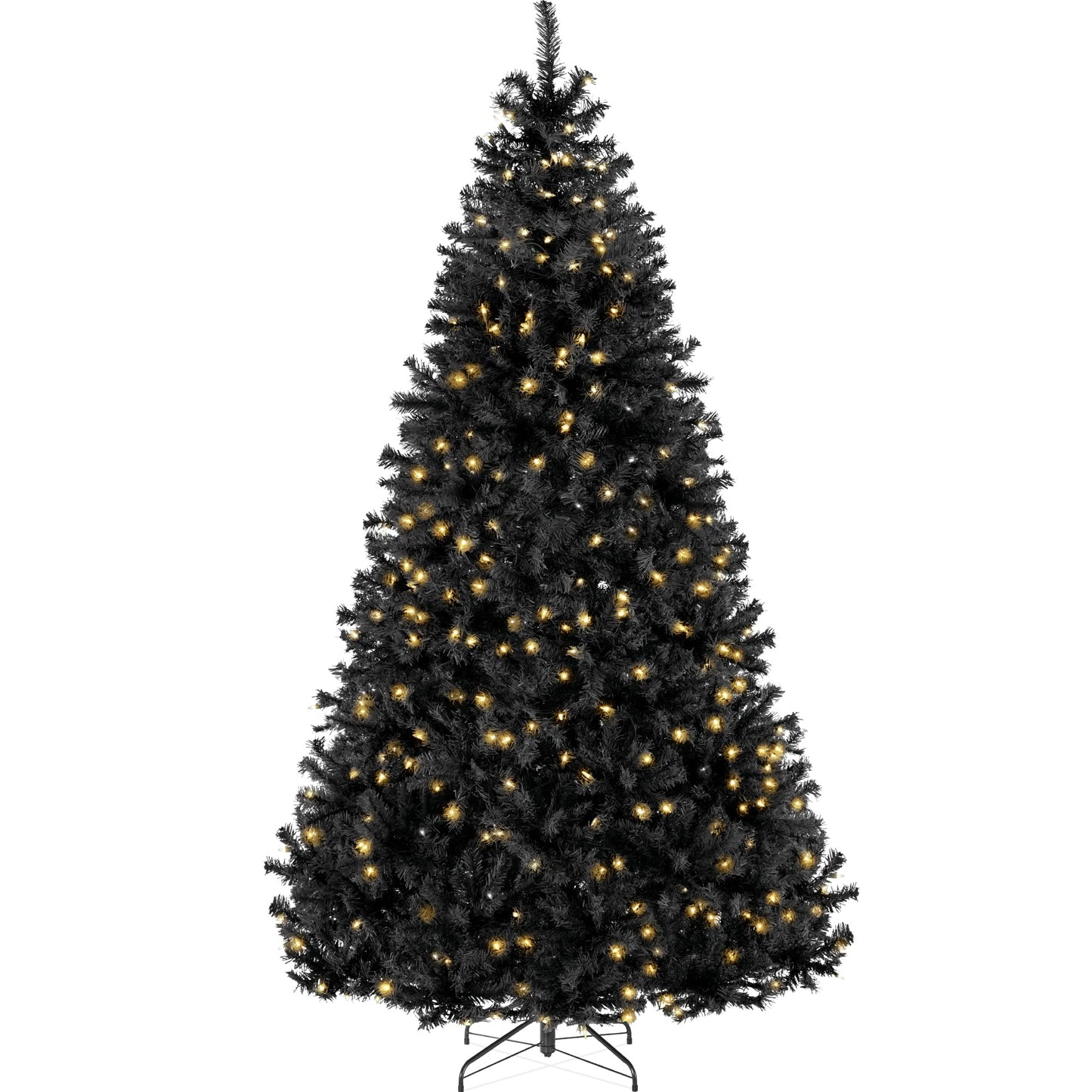 Best Choice Products 6ft Pre-Lit Baby Blue Christmas Tree, Full Artificial Holiday Decoration w/ 947 Branch Tips, 250 Lights, Foldable Base