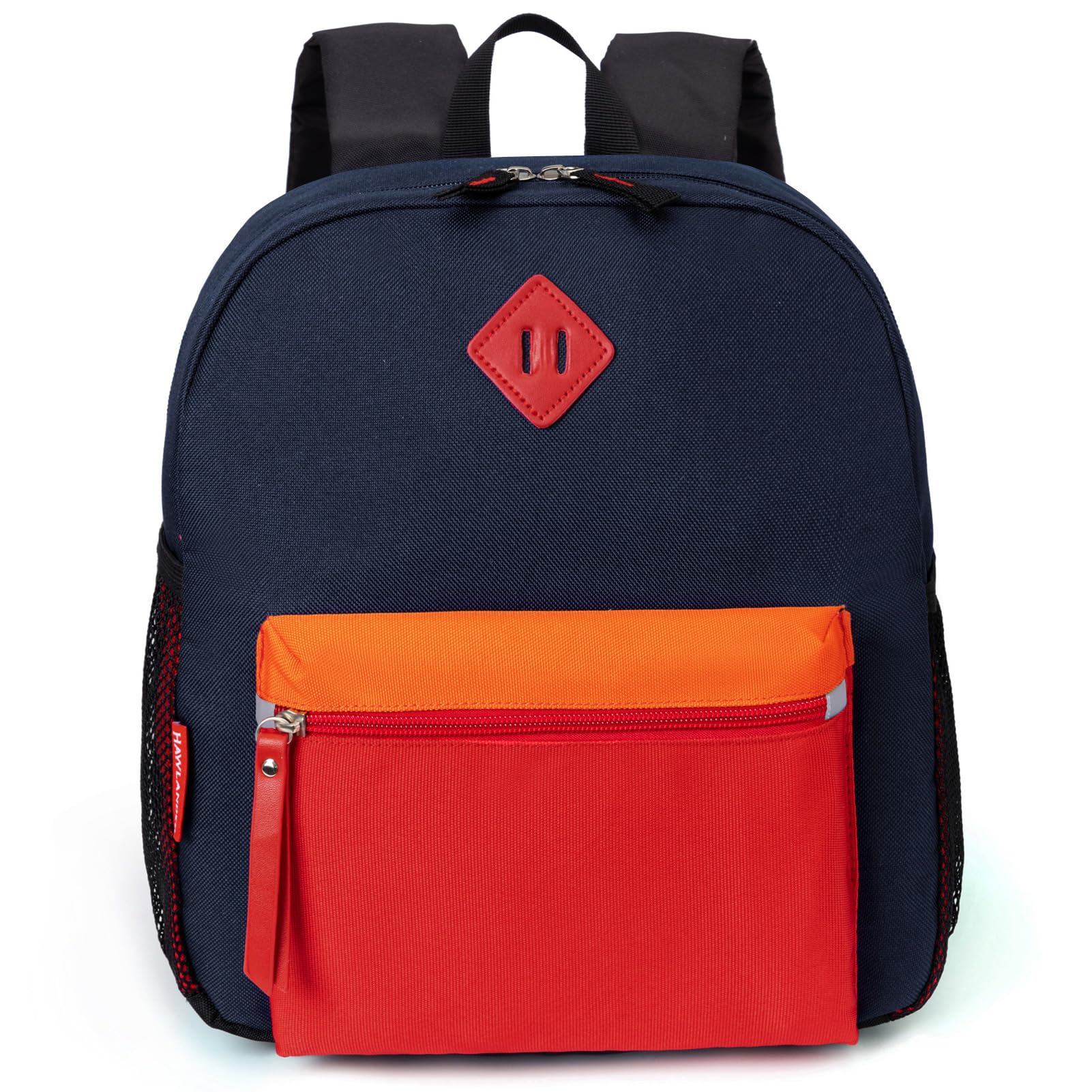 HawLander Preschool Kids Backpack, 12 inch Toddler Backpacks for Boys with Chest Strap