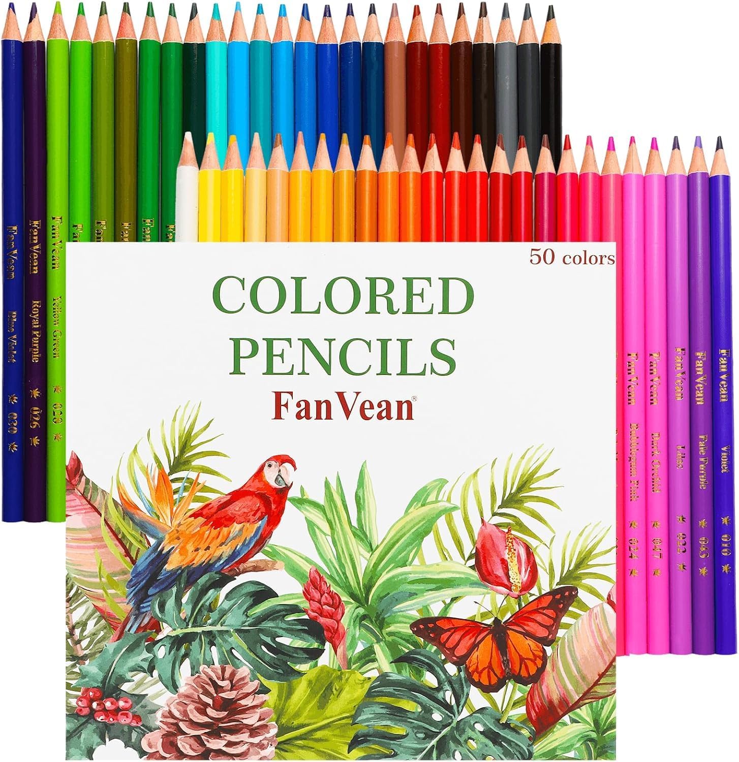 Colored Pencils Set 50 count Color Pencil for adult Coloring School Supplies Gifts for kids & Adults