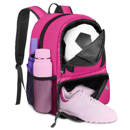 YOREPEK Soccer Backpack,Soccer Bag with Ball Holder, Water resistant Sport Equipment Bags Fit Basketball Volleyball Football