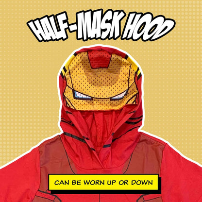Marvel Avenger Little Boys and Toddler Hooded Tee With Mask