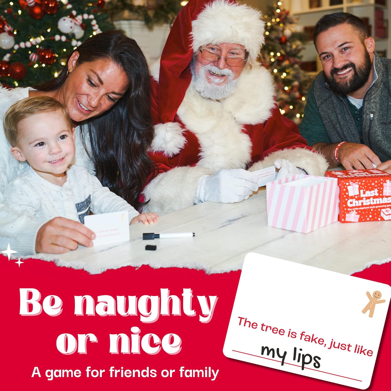 OFF TOPIC Last Christmas: The Naughty or Nice Holiday Party Game for The Whole Family - Fun Board Games for Family Night Games