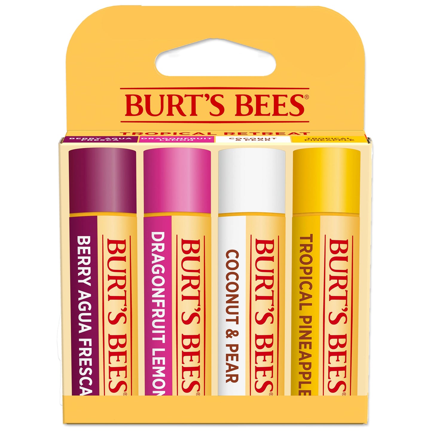 Burt's Bees Lip Balm - Original Beeswax, Lip Moisturizer With Responsibly Sourced Beeswax, Tint-Free, Natural Origin Conditioning Treatment, 4 Tubes, 0.15 oz.